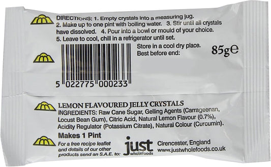 (Pack Of 3) - Lemon Flavoured Jelly Crystals | JUST WHOLEFOODS