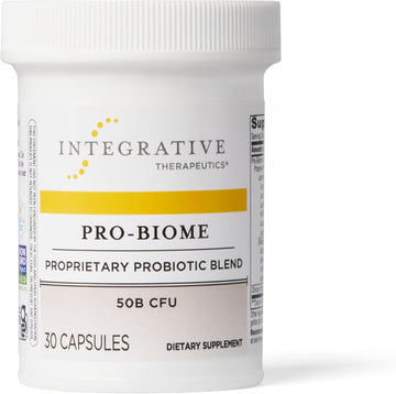 Integrative Therapeutics - Pro-Biome 50B Cfu - Proprietary Probiotic Blend - 30 Capsules