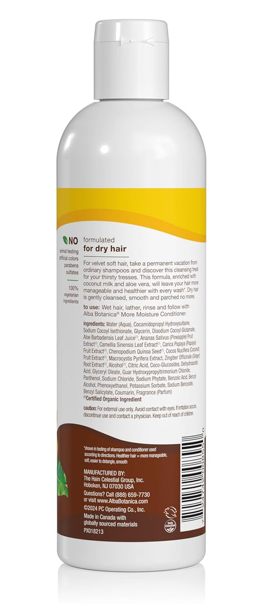 Alba Botanica Body Builder Shampoo, Mango, 12 Oz