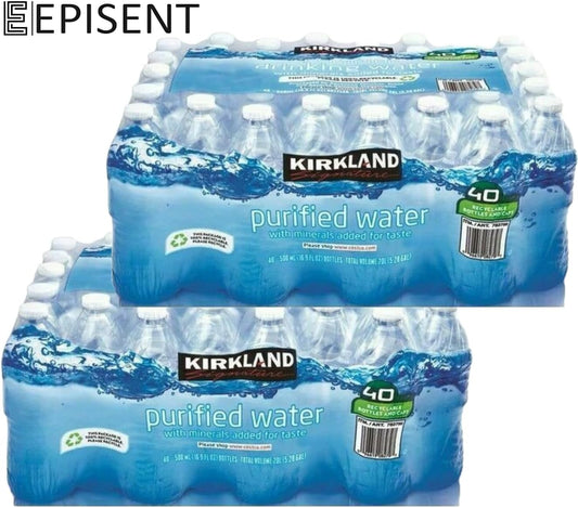 Slamtech Kirkland Signature Spring Still Water 500Ml, 40 Bottles