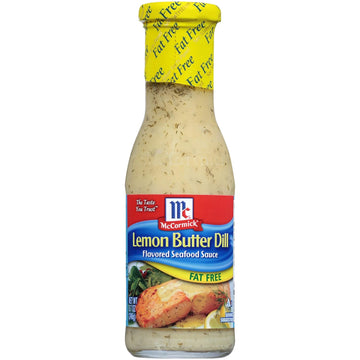 McCormick Golden Dipt Fat Free Lemon Butter Dill Sauce, 8.7 oz (Pack of 6)