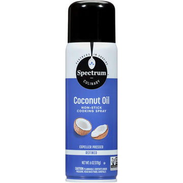 Spectrum Culinary, Coconut Oil Non-Stick Cooking Spray, 6 oz (Pack of 6)