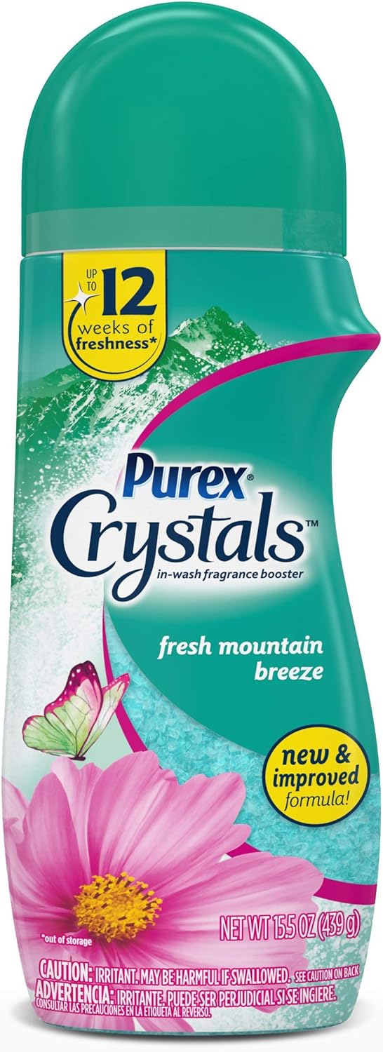Purex Crystals In-Wash Fragrance and Scent Booster, Fresh Mountain Breeze, 15.5 Ounce : Health & Household