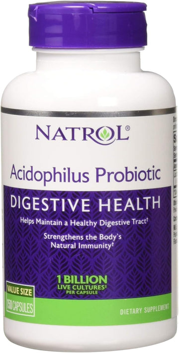 Natrol Acidophilus Probiotic - 100 mg - 150 Capsules