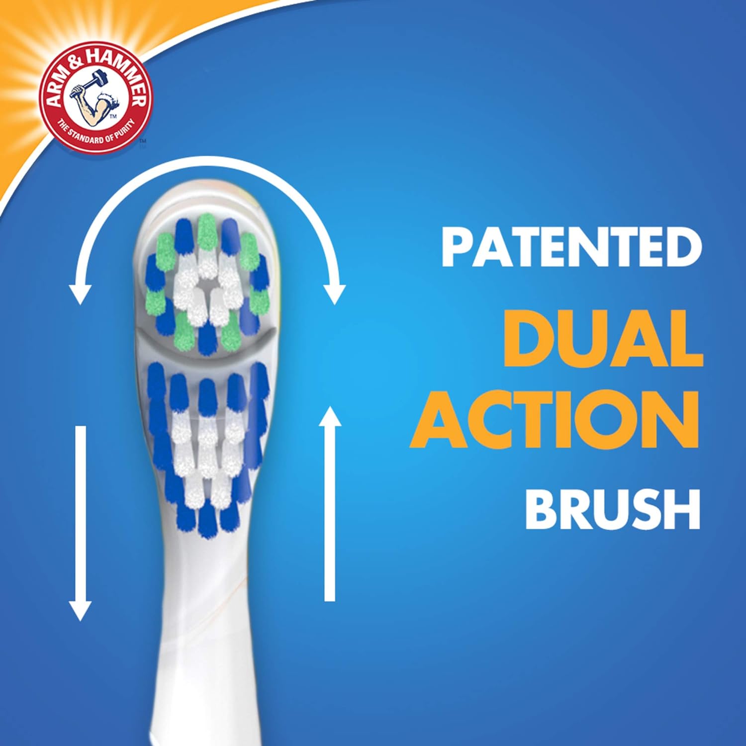 Arm & Hammer Spinbrush Classic Clean Powered Toothbrush, 1 Count : Oral Care Products : Health & Household