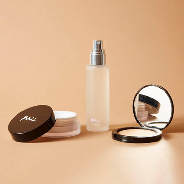 Mii Cosmetics Mineral Perfecting Pressed Powder | Ultra-Lightweight Face Powder | Blurring & Mattifying Powder For Shine Control & Natural-Looking Coverage | Non-Caking & Non-Drying Finishing Powder