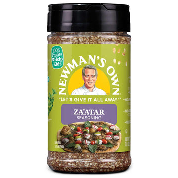 Newman'S Own Za'Atar Seasoning; Perfect Spices With Tahini; No Msg, Gluten Free; Kosher; 7.8 Oz. Bottle