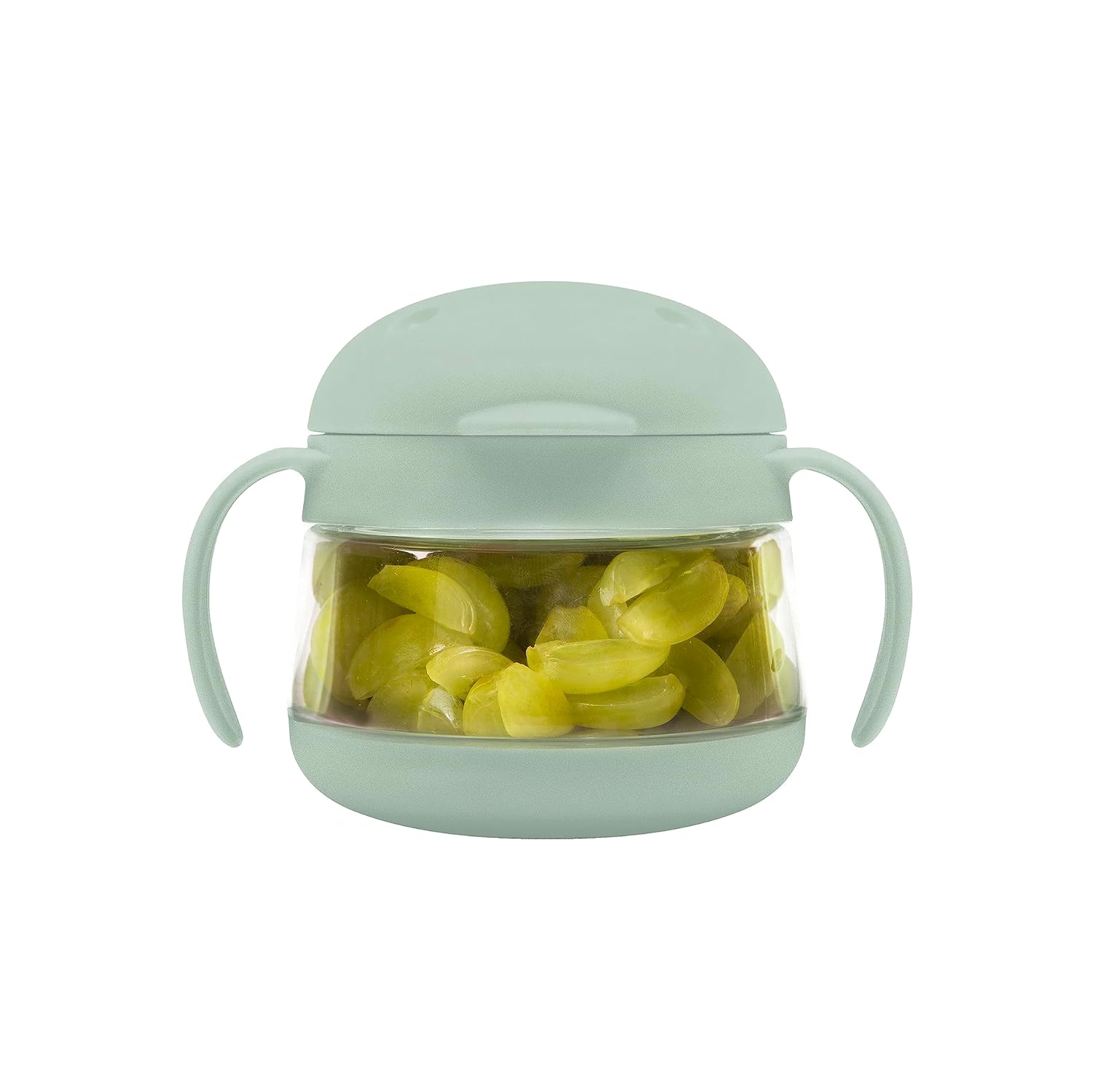 Ubbi Tweat No Spill Snack Container For Kids, Bpa-Free Tritan, Toddler Snack Container, Sage