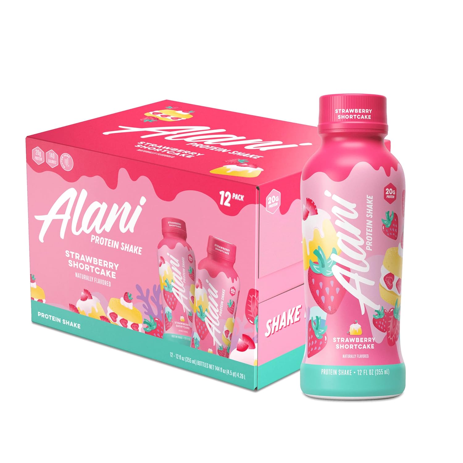 Alani Nu Protein Shake, Ready to Drink, Naturally Flavored, Gluten Fre