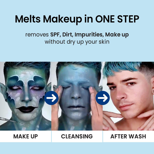 Coxir Ultra Hyaluronic Cleansing Oil 5.07 Fl.Oz + Egf Peptide Serum 1.69 Fl.Oz L Deep Cleansing, Fine Lines, Youth Activating