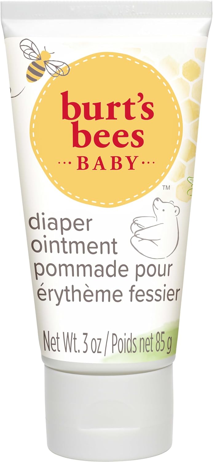 Burt'S Bees Baby 100% Natural Origin Diaper Rash Ointment, Infant, 3 Oz, Cream - Soothes And Protects Skin Naturally