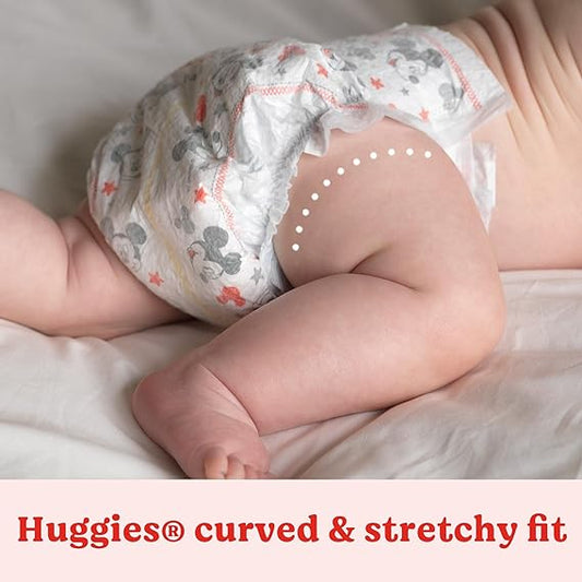 Huggies Size 1 Diapers, Snug & Dry Newborn Diapers, Size 1 (8-14 lbs), 108 Count