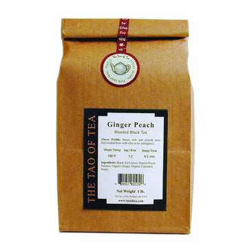 The Tao Of Tea Ginger Peach Blended Black Tea, 1-Pounds