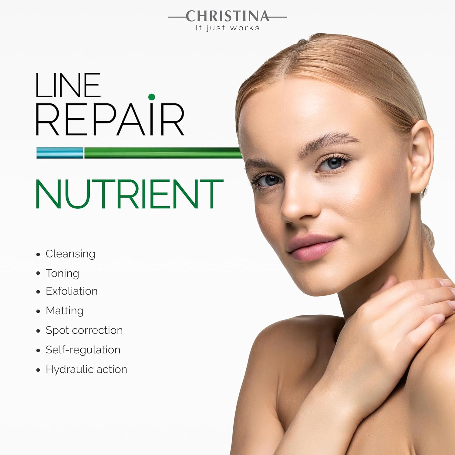 Christina Line Repair Nutrient Goji Berries Glycolic Acid Toner For Face | Regeneration, Skin Alignment Facial Toner | Suitable For Acne, Black Spots 300Ml : Beauty & Personal Care