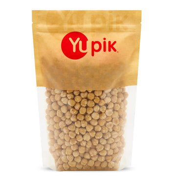 Yupik Blanched Hazelnuts, 2.2 Lb, Gluten-Free, Kosher, Vegan, Filberts, Raw Nuts, No Skins, Unsalted, Unroasted, Source Of Fiber & Iron, Healthy Snacks, Ideal For Baking, Cooking & Nut Butters