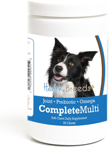 Healthy Breeds Border Collie All in One Multivitamin Soft Chew 90 Count : Pet Supplies