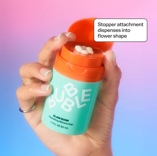 Bubble Skincare Slam Dunk Face Moisturizer For Dry Skin (50Ml) + Fresh Start Exfoliating Gel Cleanser (125Ml)