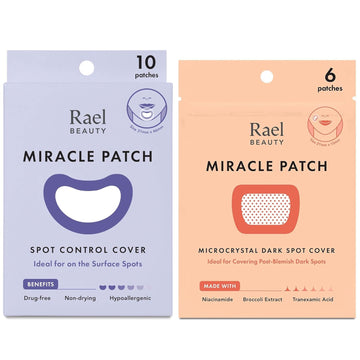 Rael Miracle Bundle - Spot Control Cover (10 Count) & Microcrystal Dark Spot Cover (6 Count)