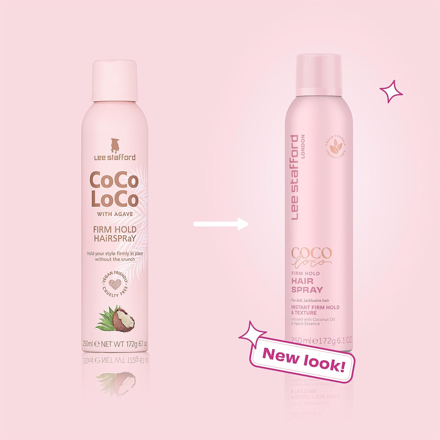 Lee Stafford Extra Hold Hairspray | Coco Loco Collection - Best Strong, Long Lasting Hold Styling Spray Finish, Fine Mist, No Frizz Brushable, Adds Shine, Big Volume, for Men & Women, 250 ml : Amazon.co.uk: Beauty