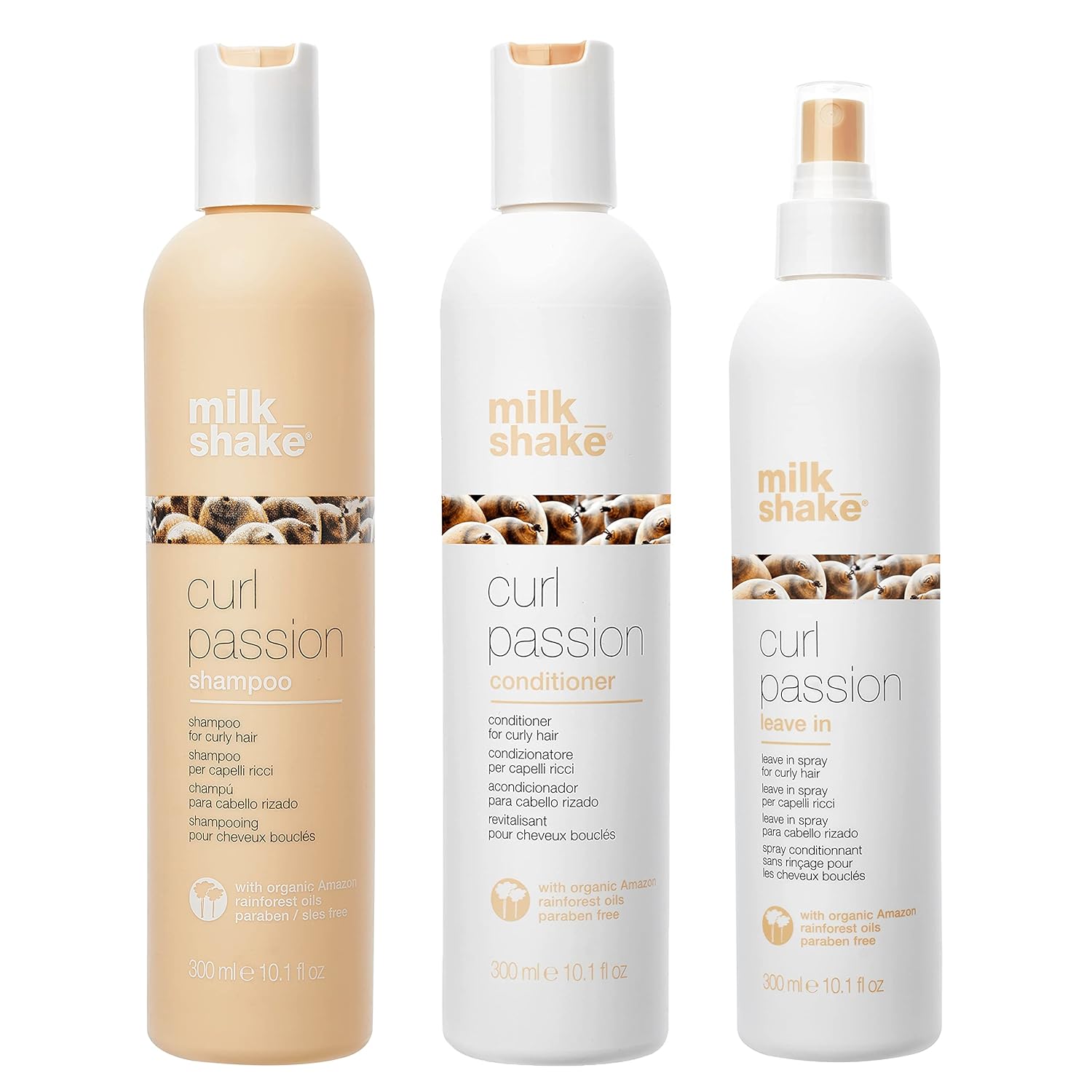 Milk Shake Curl Passion Shampoo 10.1 oz (300 ml)- NEW + Conditioner + Leave In : Beauty & Personal Care