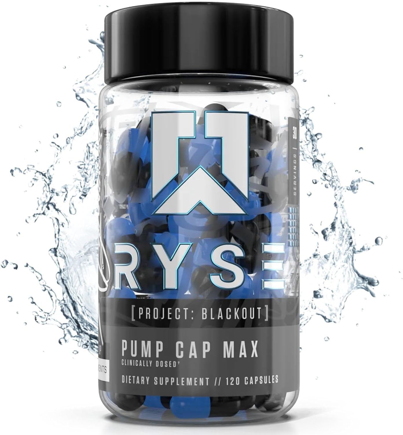 Ryse Project: Blackout Pump Cap Max | Stimulant Free Pump Formula | Be