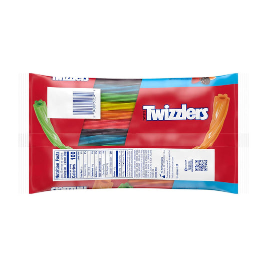 Twizzlers Twists Rainbow Flavored Licorice Style, Candy Bags, 12.4 Oz (6 Count)