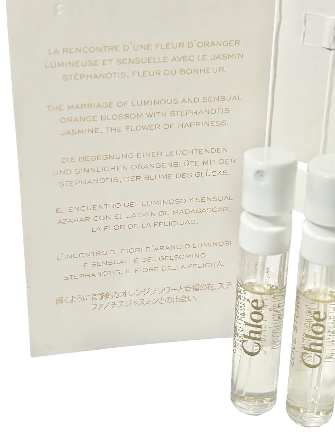 Chloe Love Story Sample Perfume Women Spray 1.2 Ml / 0.04 Oz - Set Of 3 : Beauty & Personal Care