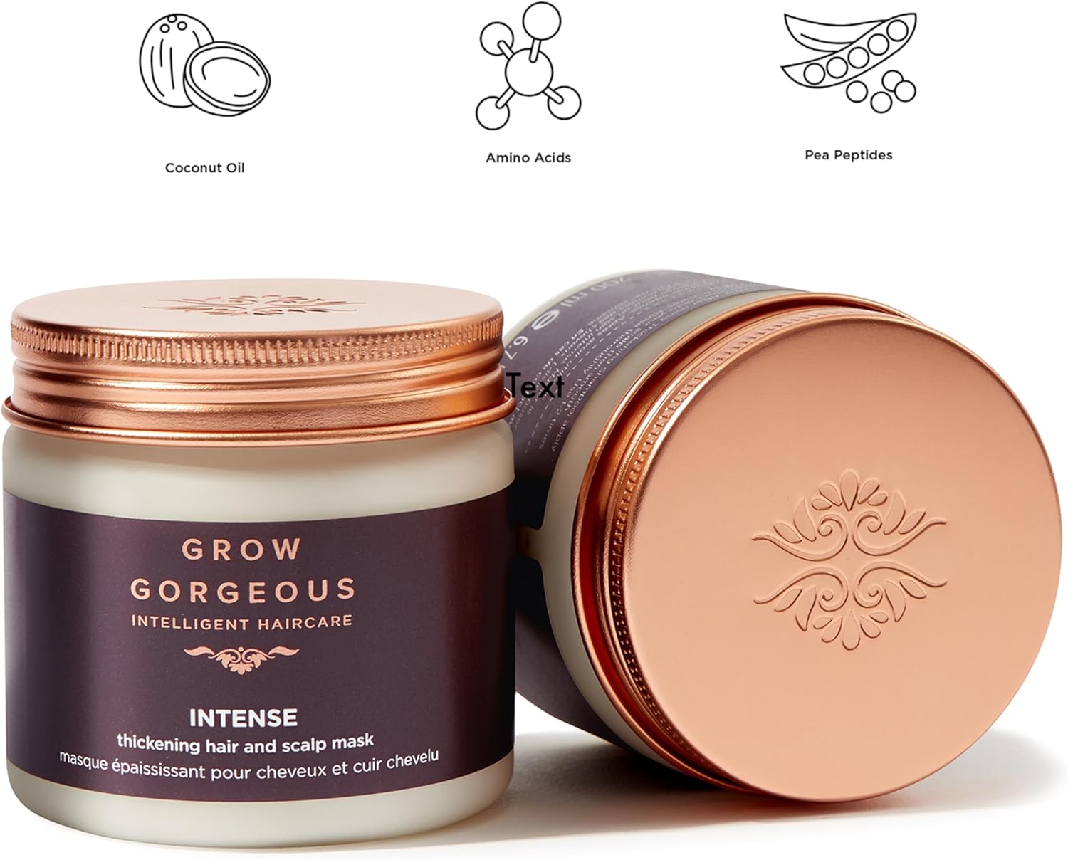 Grow Gorgeous Intense Thickening Hair and Scalp Mask, 200ml : Amazon.co.uk: Beauty
