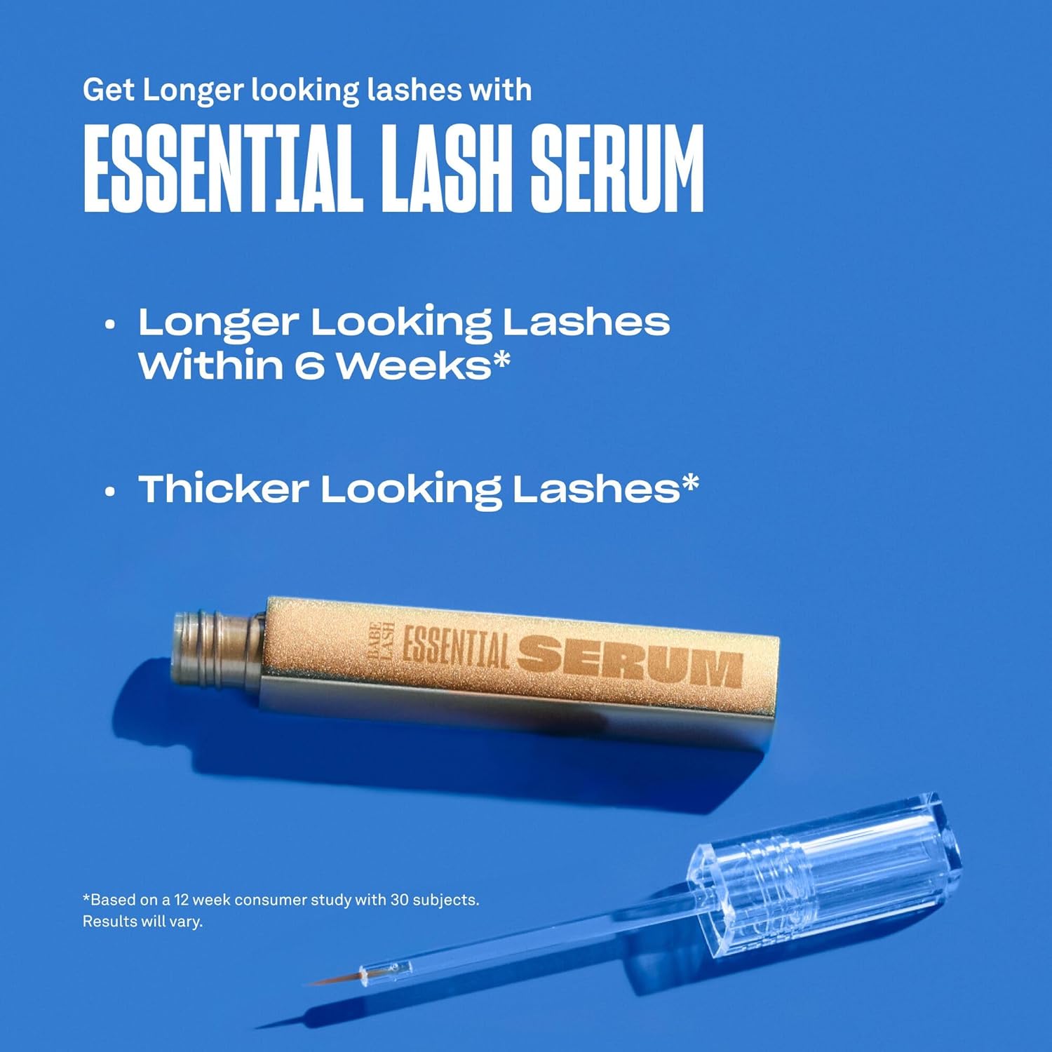 Babe Original Eyelash Serum For Natural, Fuller & Longer Looking Eyelashes - Lash Serum Hydrates Lashes For Lash, Brow & Lash Extensions - 4Ml : Beauty & Personal Care