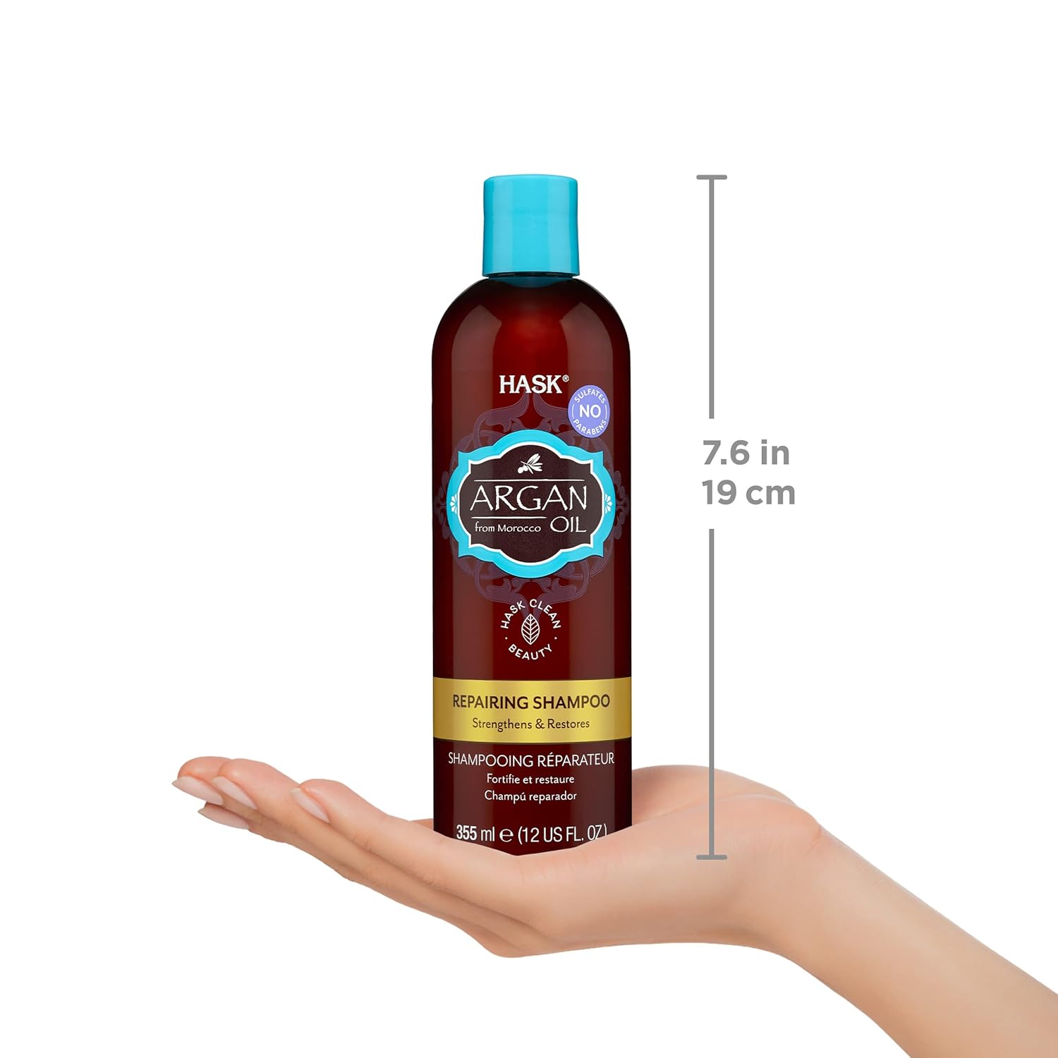 HASK Argan Oil Collection: 2 5-in-1 Leave In Conditioners and 1 Shampoo and Conditioner Set : Beauty & Personal Care