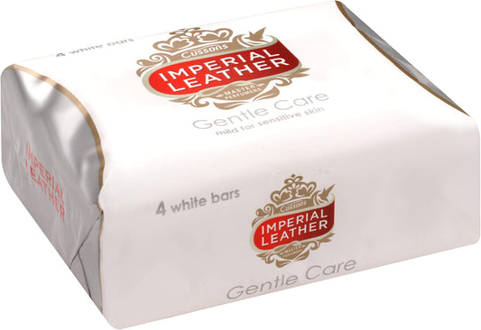 Imperial Leather Bar Soap Gentle Care Cleansing Bar, For Sensitive Skin, Bulk Buy, Pack Of 8 X 4 Bars (Total 32 Bars)