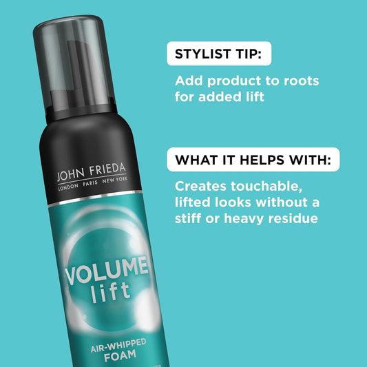 John Frieda Volume Lift Hairspray, Volumizing Hairspray With Air-Silk Technology For Fine Or Flat Hair, Adds Body, Long-Lasting Hold, And Fullness For Fine, Thin Hair, 10 Oz