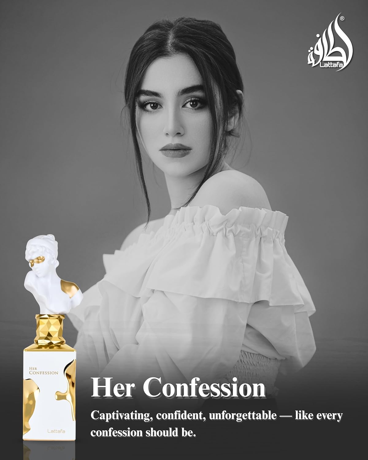 Lattafa His Confession For Men Eau De Parfum Spray, 3.4 Ounce / 100 Ml : Beauty & Personal Care
