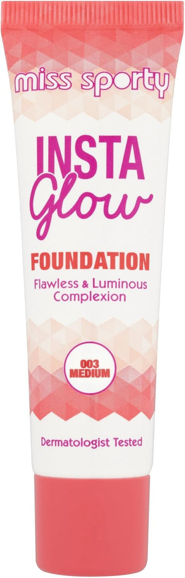 Miss Sporty Insta Glow Foundation, 30 Ml, Medium
