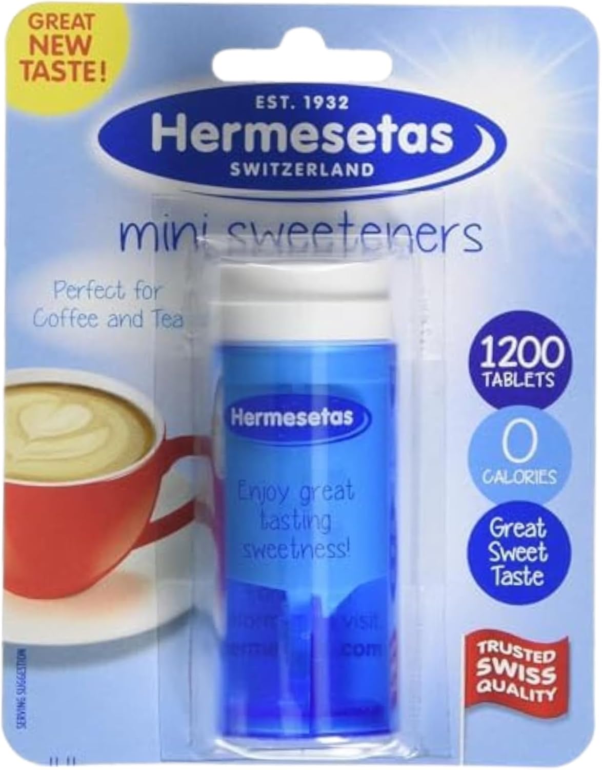 Hermesetas Mini Sweetener, 1200 Count