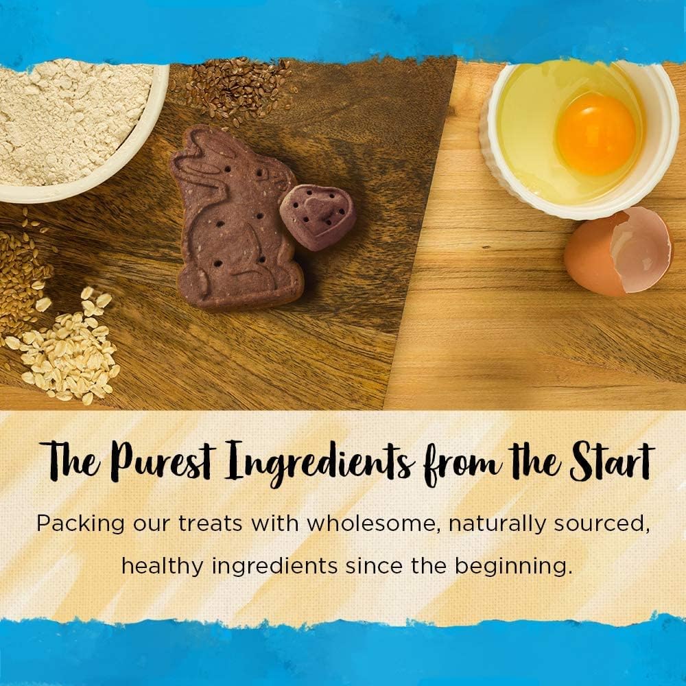 Blue Dog Bakery Natural Dog Treats, More Crunch Large, Peanut Butter, 18oz Box, 6 Boxes : Edible Pet Treats : Pet Supplies