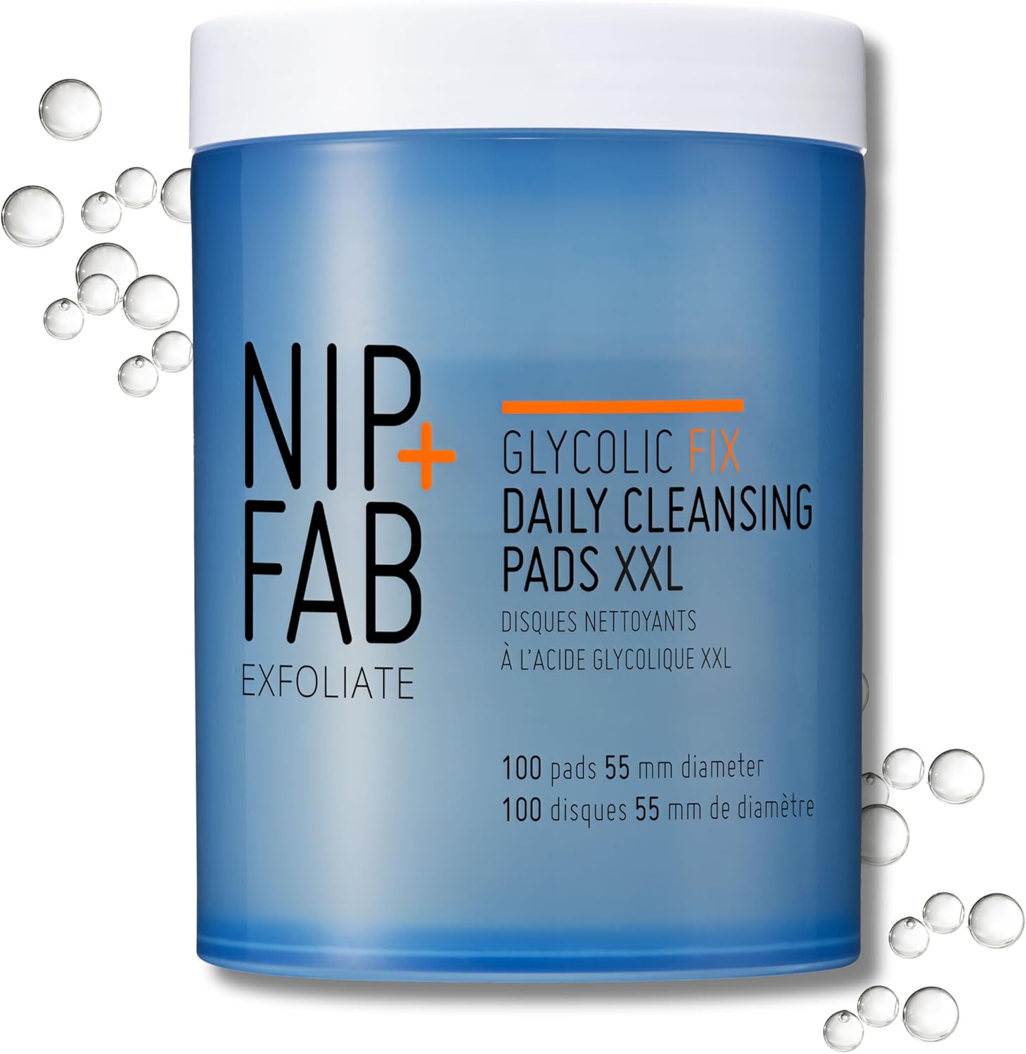 Nip+Fab Glycolic Acid Fix Daily Cleansing Pads for Face with Hyaluronic Acid | Witch Hazel | Exfoliating Resurfacing AHA Facial Cleanser Pad | 100 Pads XXL | Vegan & Cruelty-Free : Amazon.co.uk: Beauty
