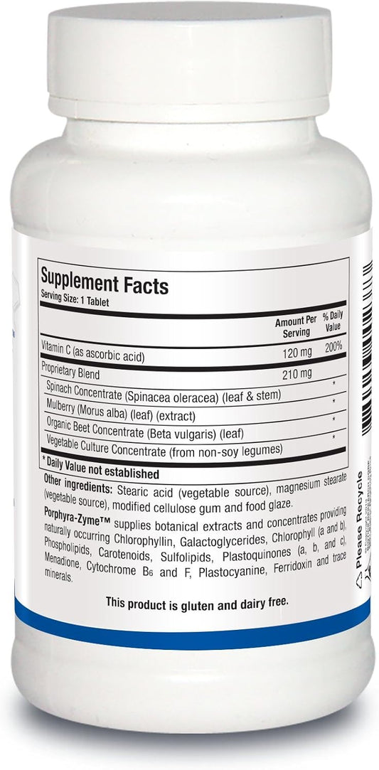 Biotics Research Porphyra Zyme Chlorophyll Concentrate, Heavy Metal Binding Capacity, Detoxification, 270 Tablets