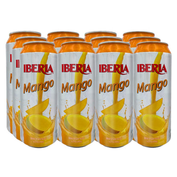 Iberia Mango Juice Drink, 16.57 Fl Oz(Pack Of 12)