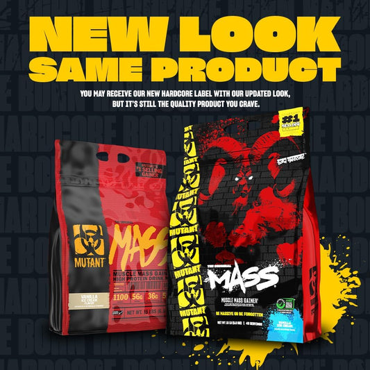 Mutant Mass Weight Gainer Protein Powder - High Calorie Protein For Lean Mass, Muscle Build, & Bulking - 5 Pound - Chocolate Peanut Butter