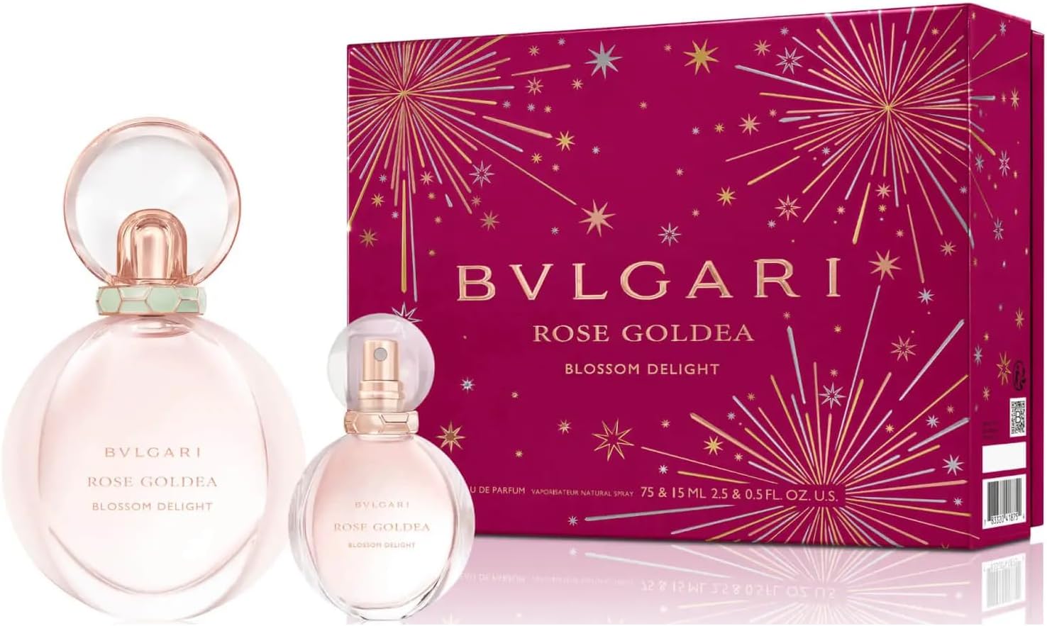 New: Bulgari Rose Goldea Blossom Delight 75Ml Edp Spray / 15Ml Edp Spray