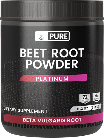 Pure Beet Root Powder, 11.2 Oz, Nitric Oxide, Always Pure