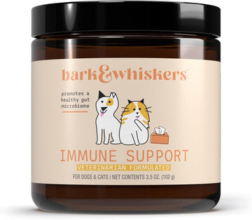 Bark & Whiskers Immune Support, 3.5 Oz. (102 G), 60 Scoops, Supports Liver & Digestive Health, Veterinarian Formulated, Non-Gmo, Dr. Mercola