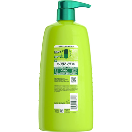 Garnier Fructis Pure Moisture Hydrating Conditioner For Dry Hair And Scalp, 32.3 Fl Oz, 1 Count (Packaging May Vary)