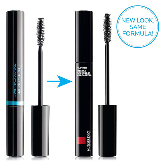 La Roche-Posay Toleriane Waterproof Mascara, Long-Lasting Volume and Length, Allergy-tested, Safe For Sensitive Skin, Black : Beauty & Personal Care