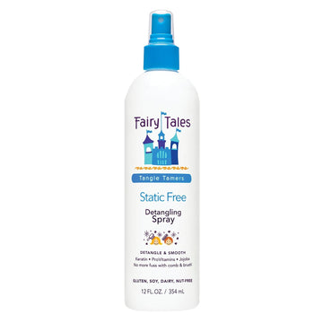 Fairy Tales Tangle Tamer Detangling Spray For Kids - Ultra Moisturizing And Anti Frizz Protection - Paraben Free, Sulfate Free - 12 Oz