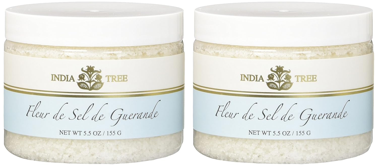 India Tree Fleur de Sel, 5.5 oz (Pack of 2) : Sea Salt : Everything Else