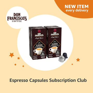 Don Francisco's Quarterly Espresso Capsules Subscription Club