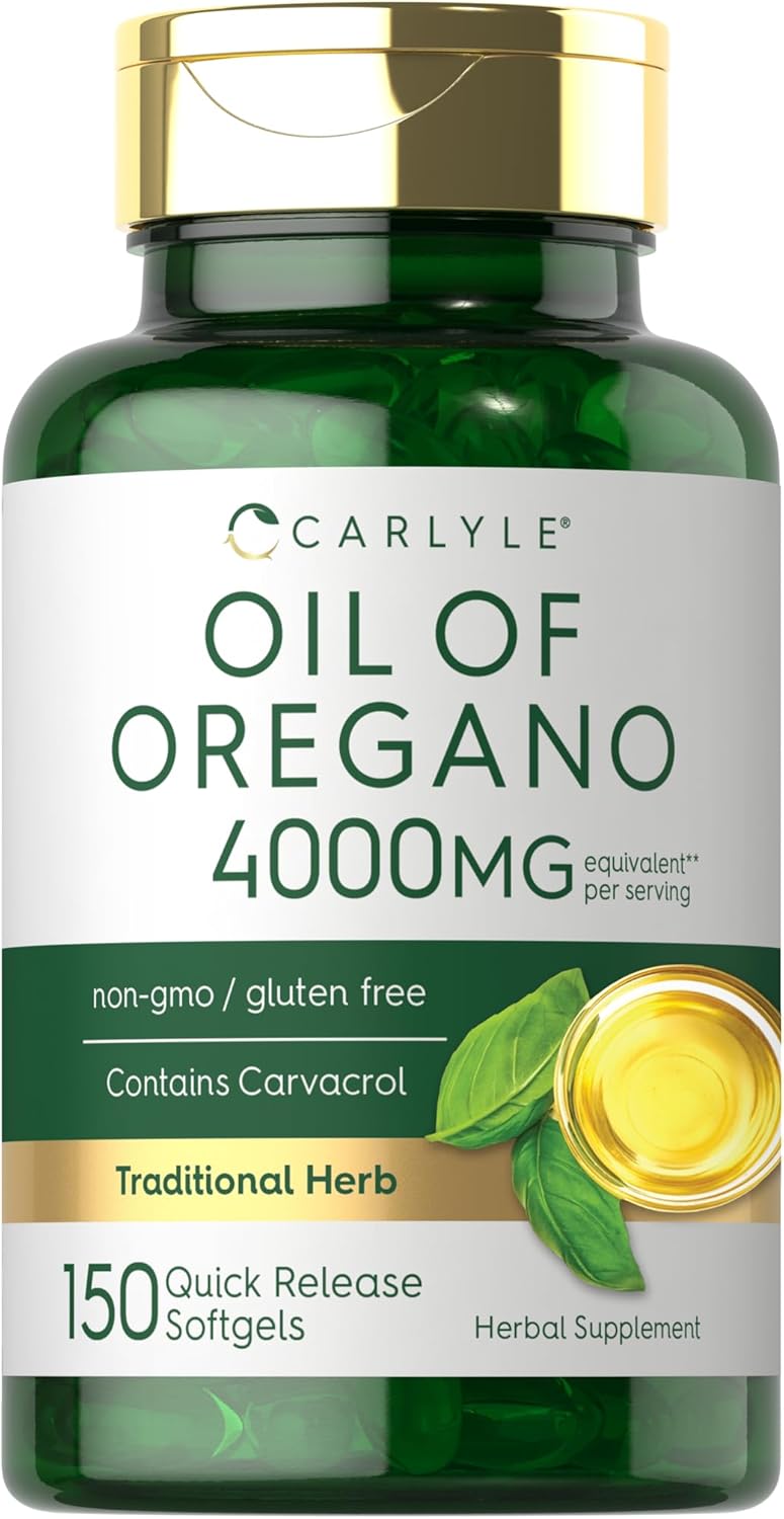 Carlyle Oregano Oil Extract | Max Potency | 150 Softgel Capsules | Non-Gmo And Gluten Free Formula | Contains Carvacrol