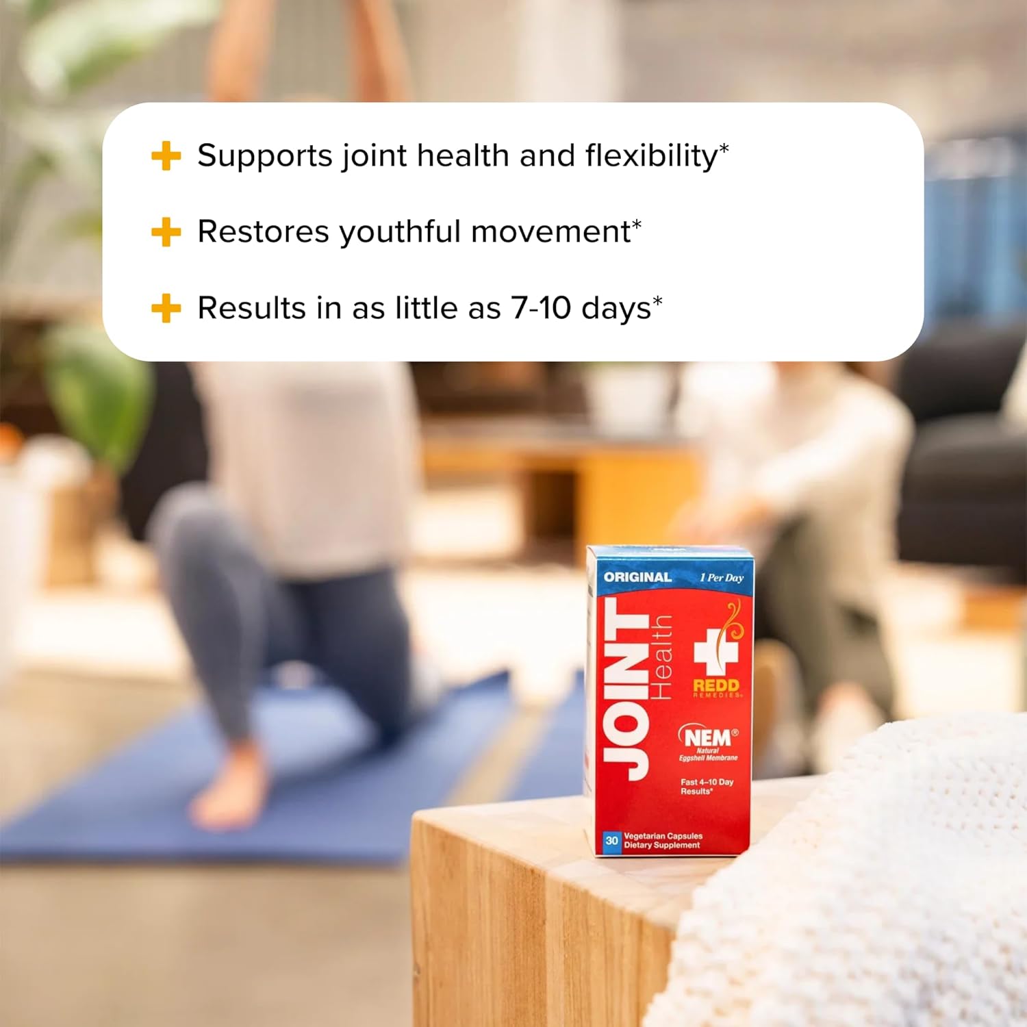 Redd Remedies, Joint Health Original, Helps Strengthen Connective Tissue And Cartilage, 30 Vegetarian Capsules : Health & Household